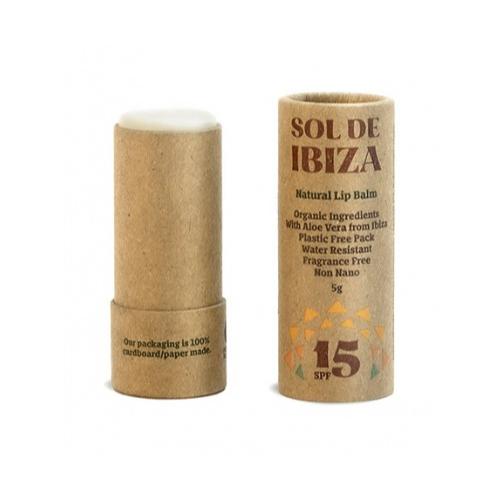 Plastfri läppbalsam SPF15 Sol de Ibiza 5 g