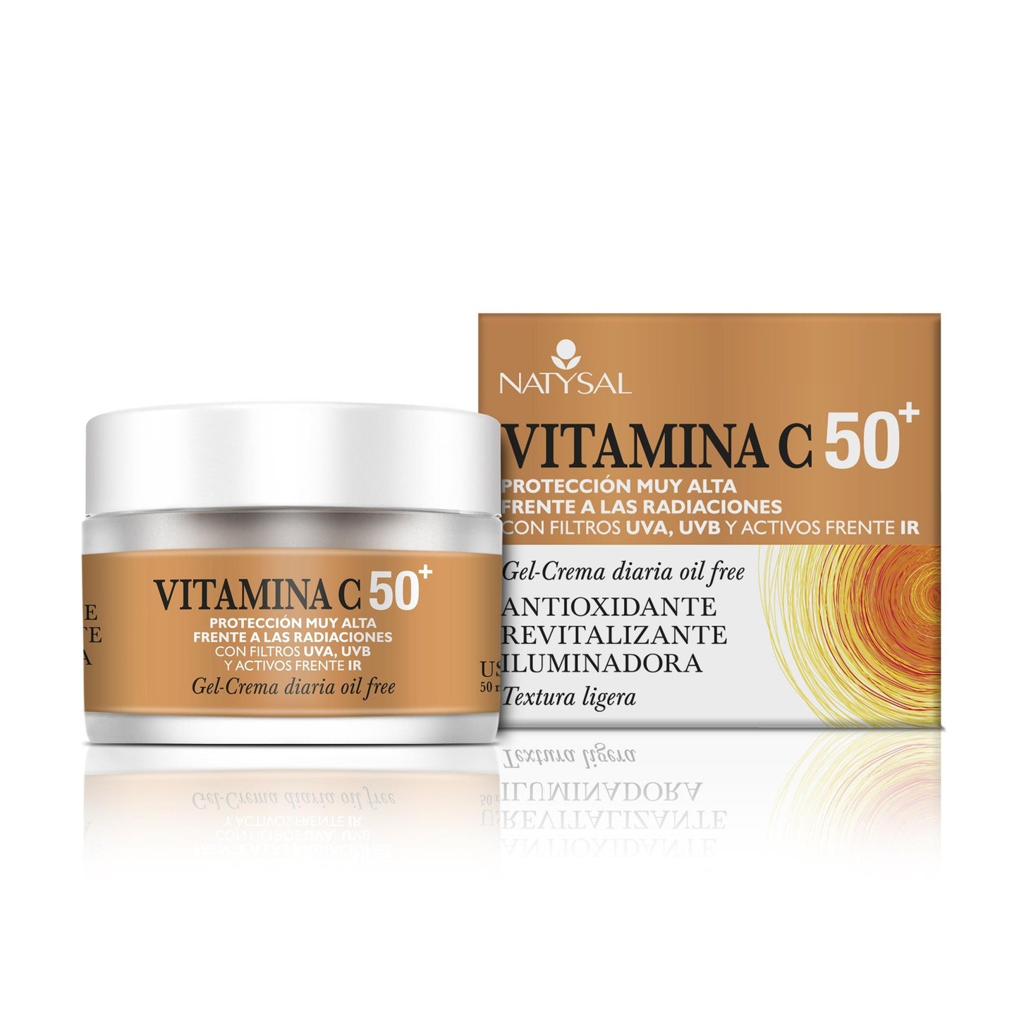 Crema alla vitamina C SPF50+ Natysal 50 ml