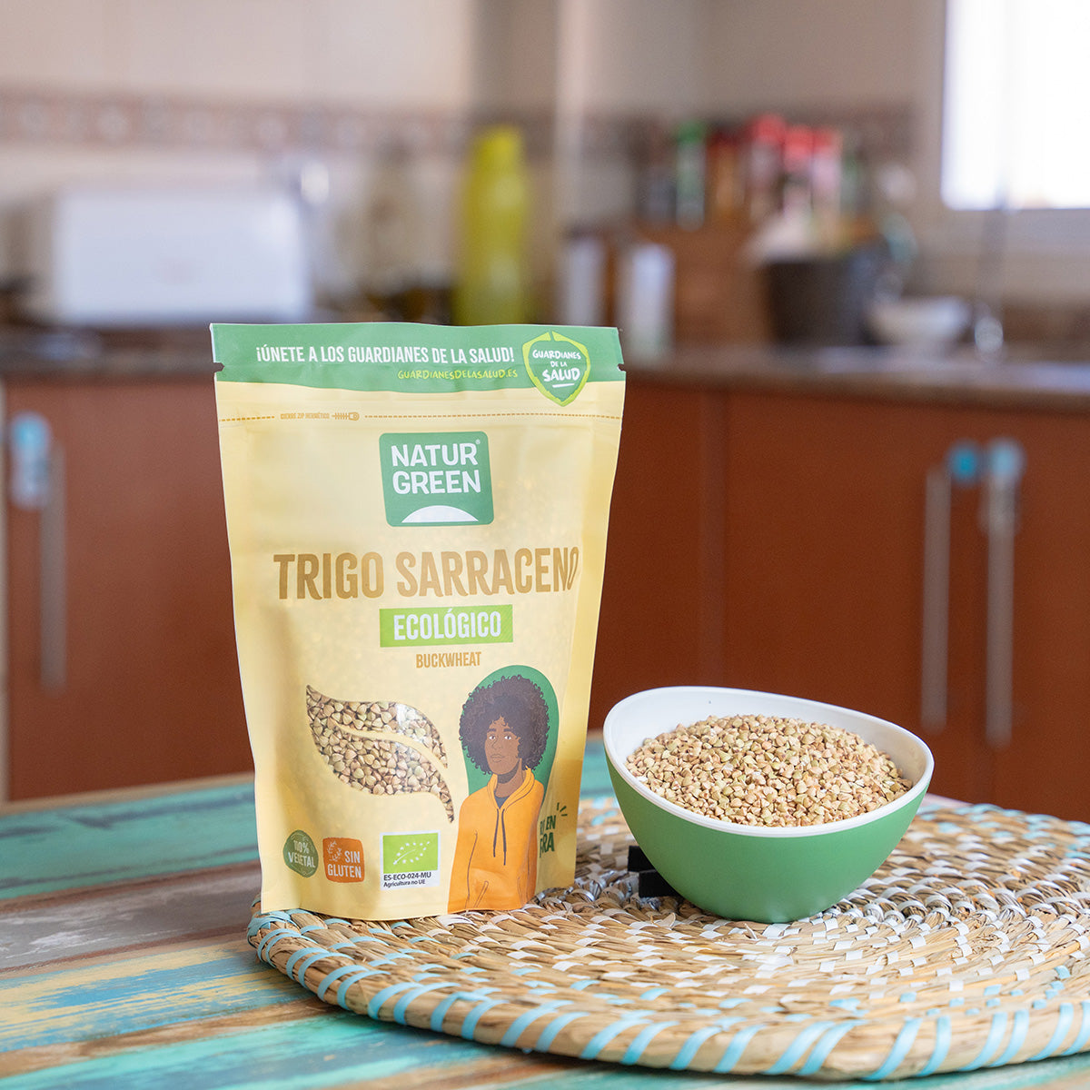 Kasza gryczana ekologiczna bezglutenowa, Naturgreen, 500 g