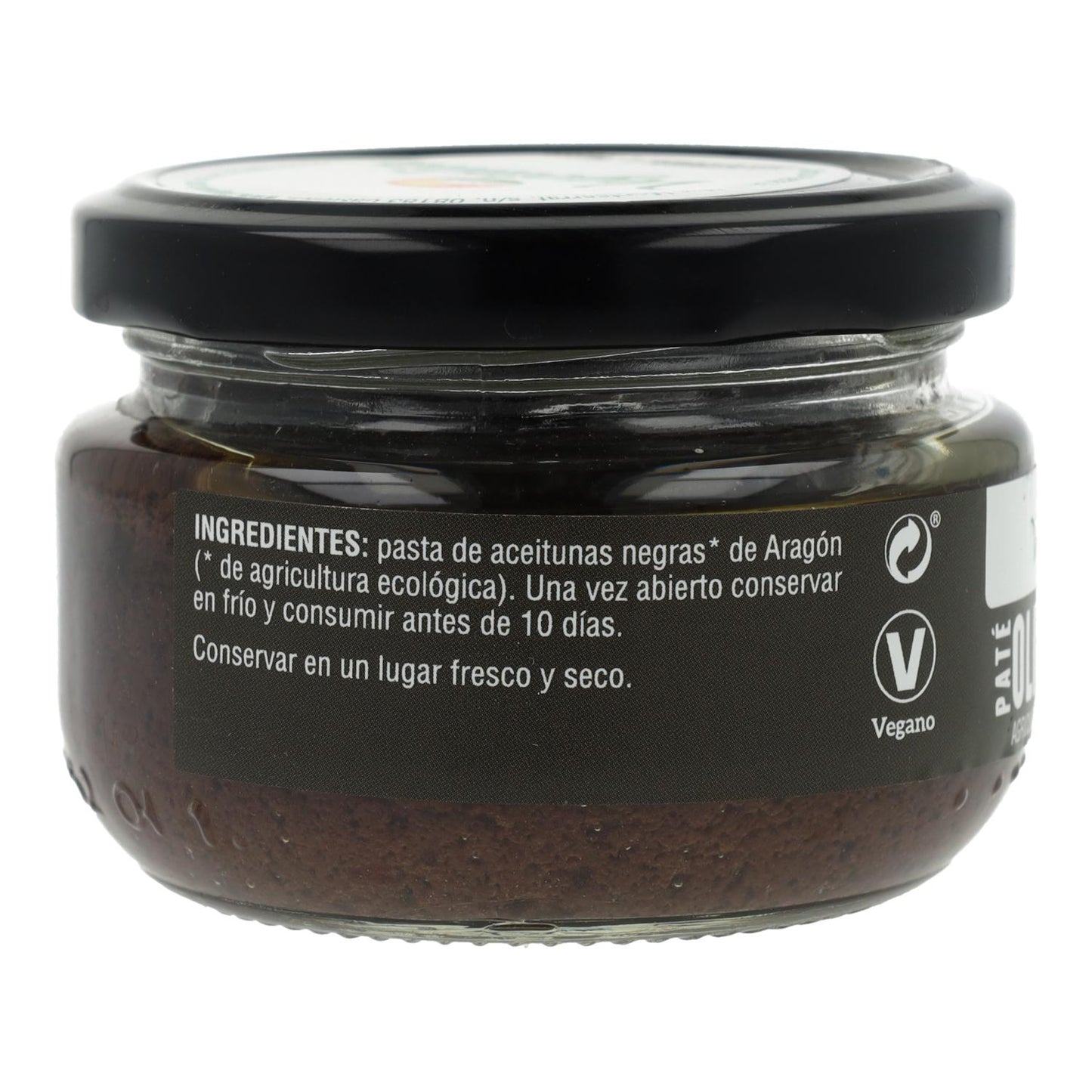 Paté de Olivas Negras BIO Vegetalia 100 g