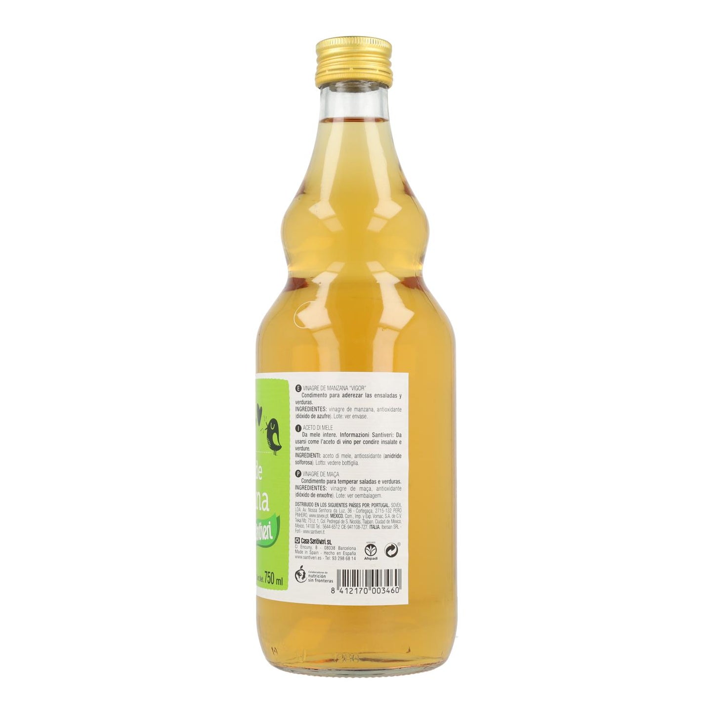 Vinagre De Manzana 750Ml Santiveri