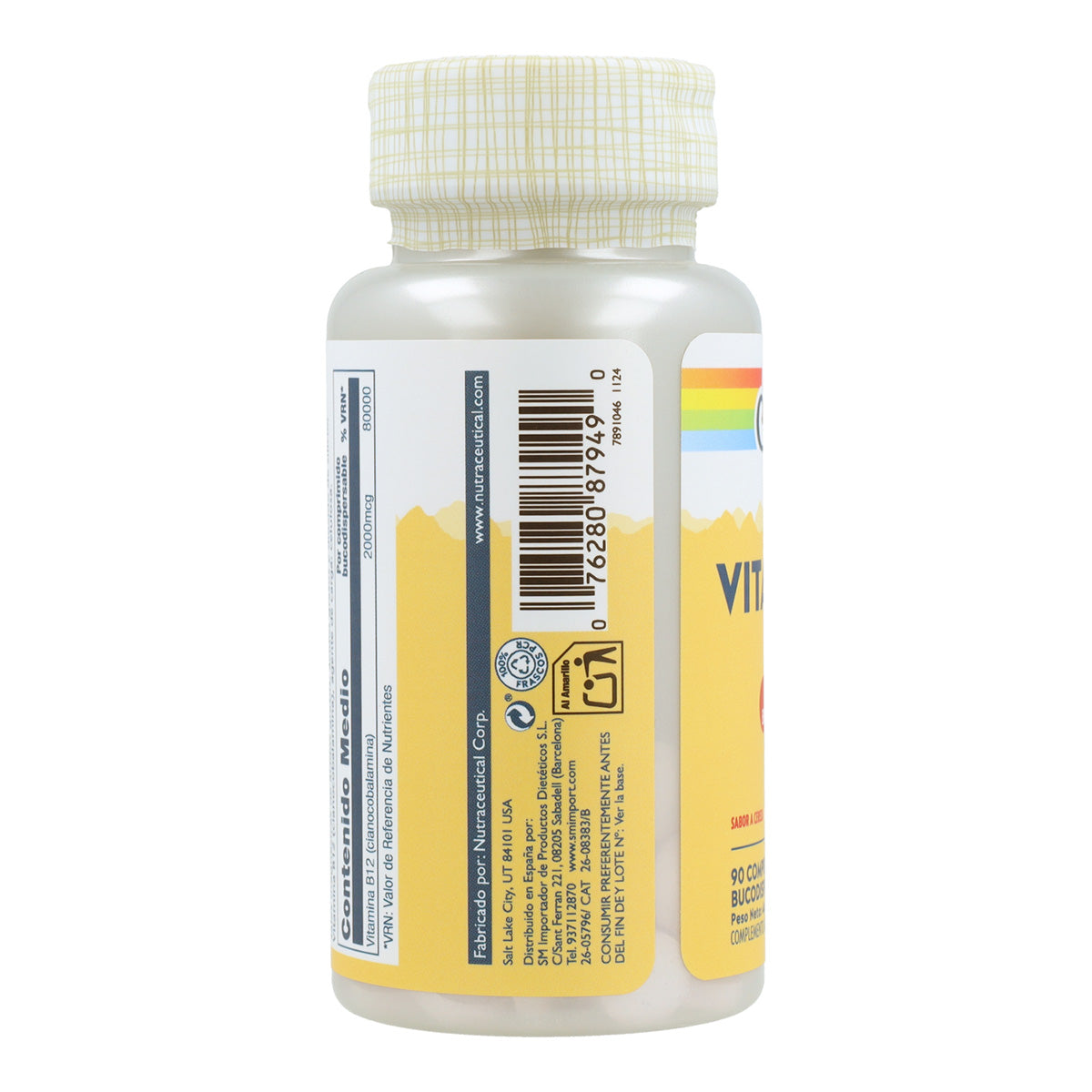Solaray Vitamina B-12 2000 mcg 90 compresse