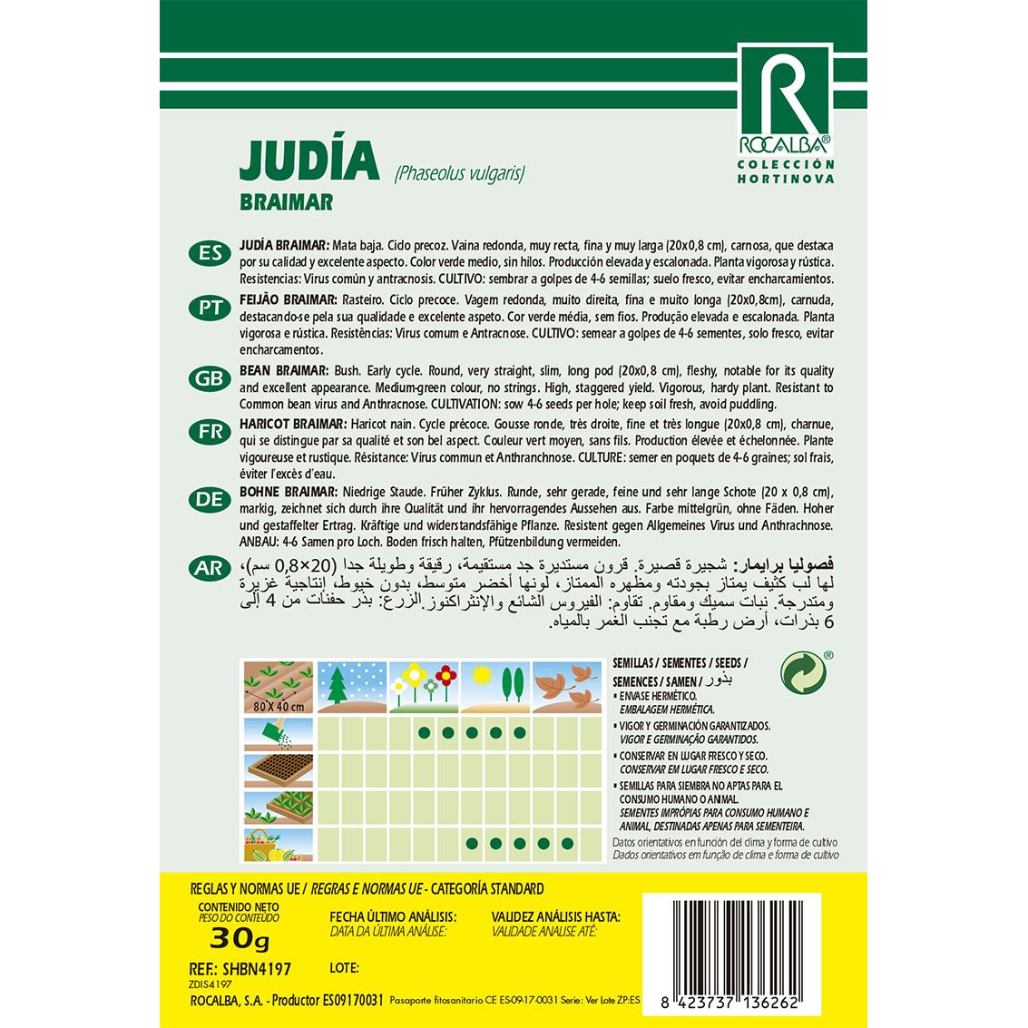 Nasiona fasoli braimar