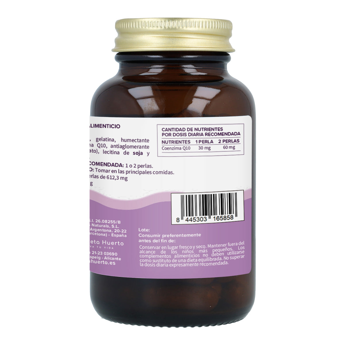 Coenzym Q10 30 mg Planeta Huerto 60 pärlor
