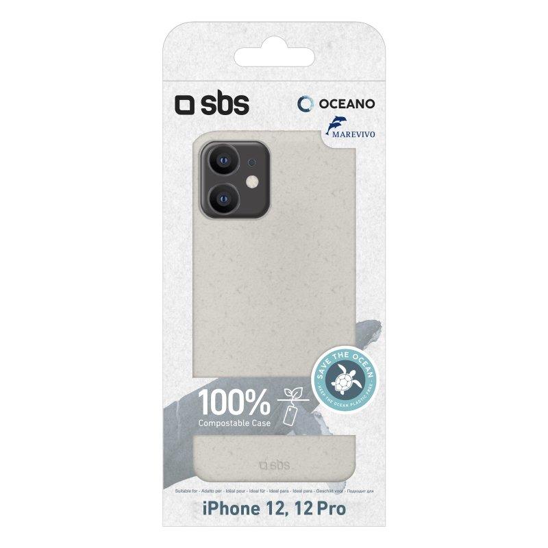 Ecologische hoes voor iPhone12 / iPhone 12 Pro, wit SBS