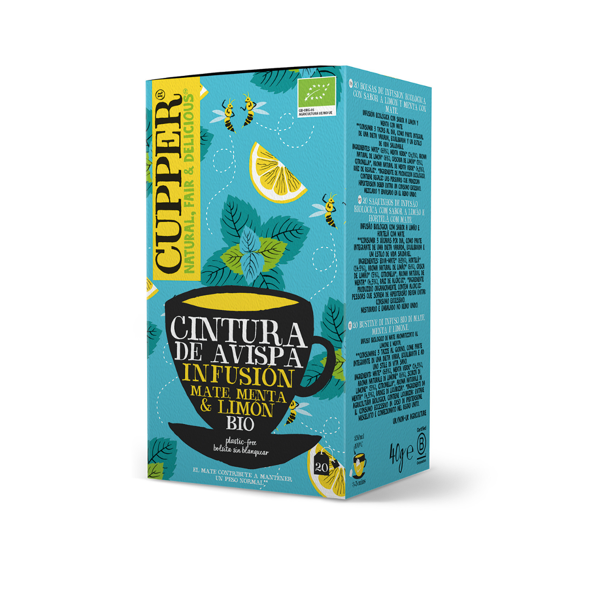 Infusion Cintura de Avispa Bio Cupper 20 sachets