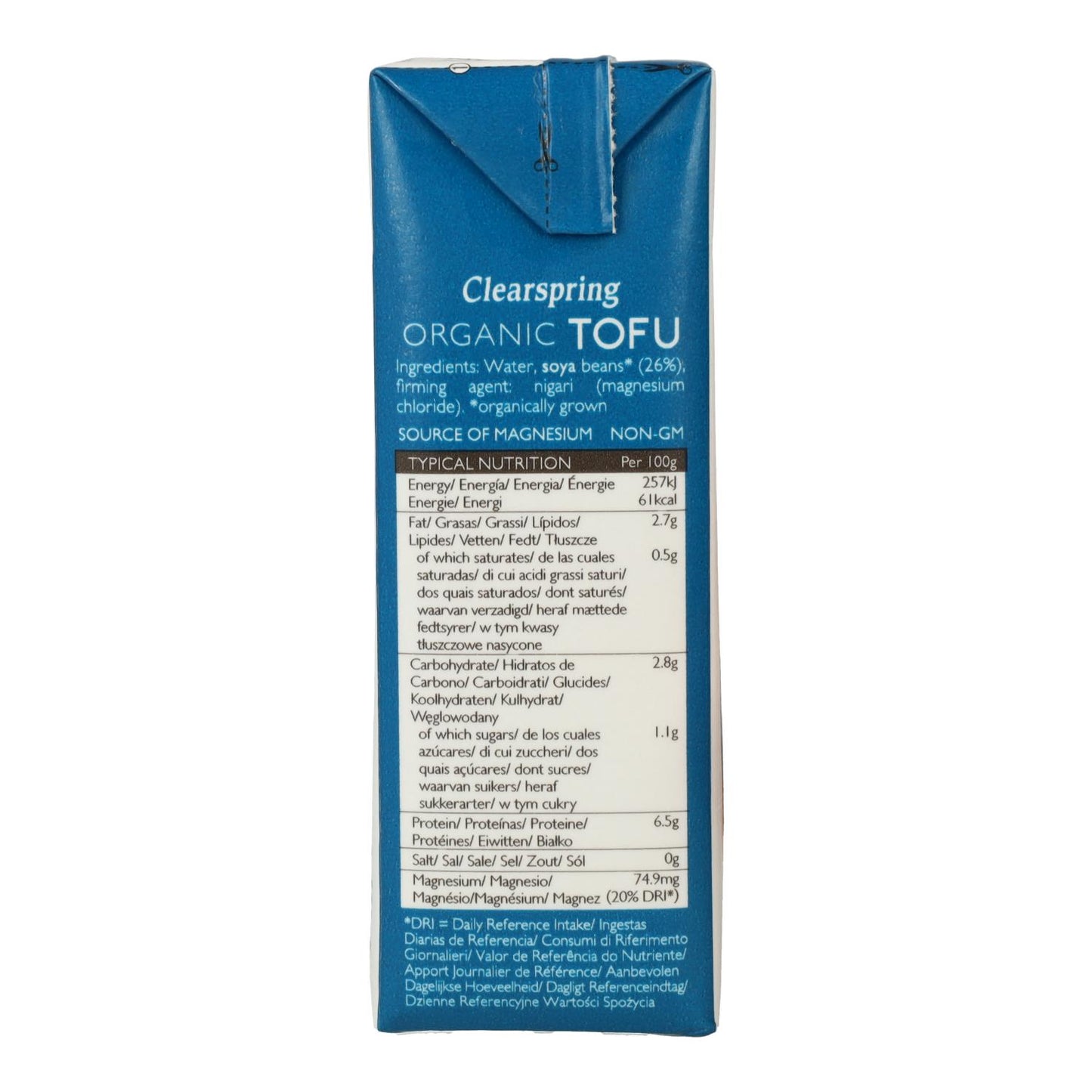 Tofu setoso giapponese Clearspring, 300 g