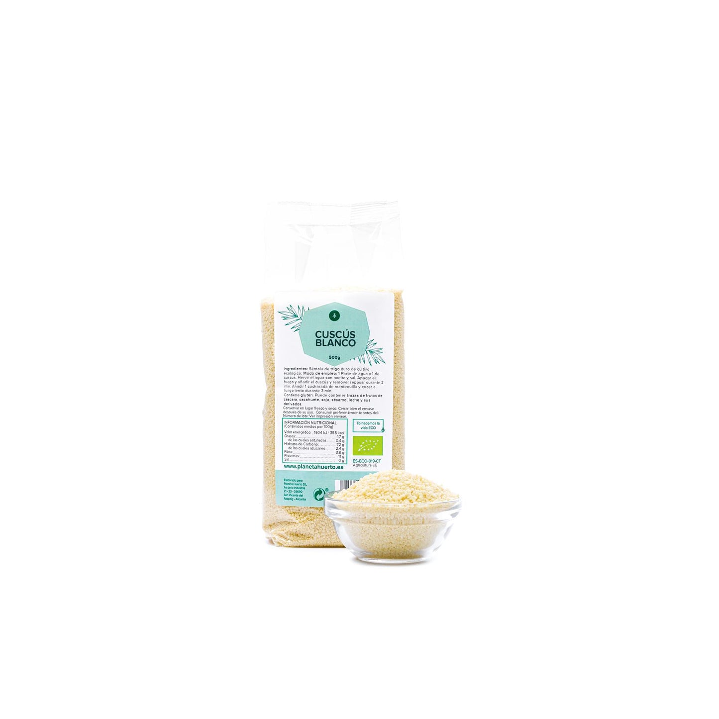 Couscous bianco ECO Planeta Huerto 500 g