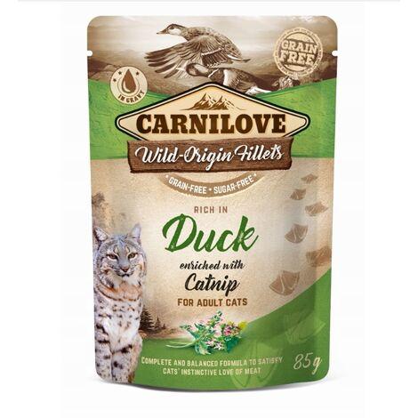 Carnilove Cat Pouch Anatra 85 g Cibo umido per gatti senza cereali
