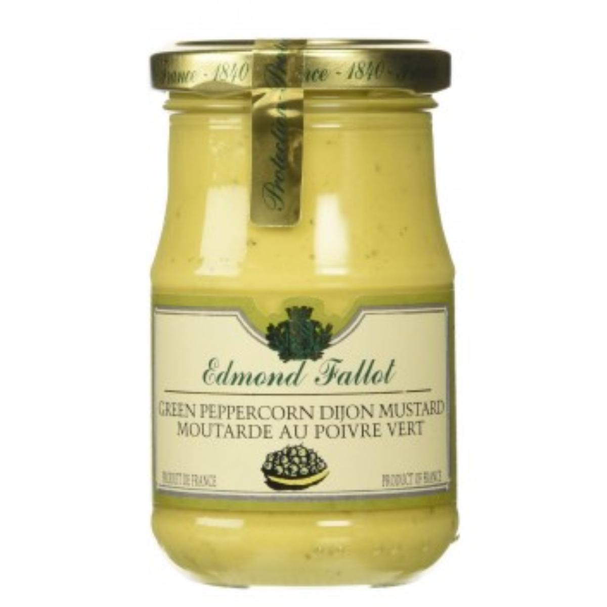 Mostaza de Dijon a la pimienta verde Edmond Fallot 210g