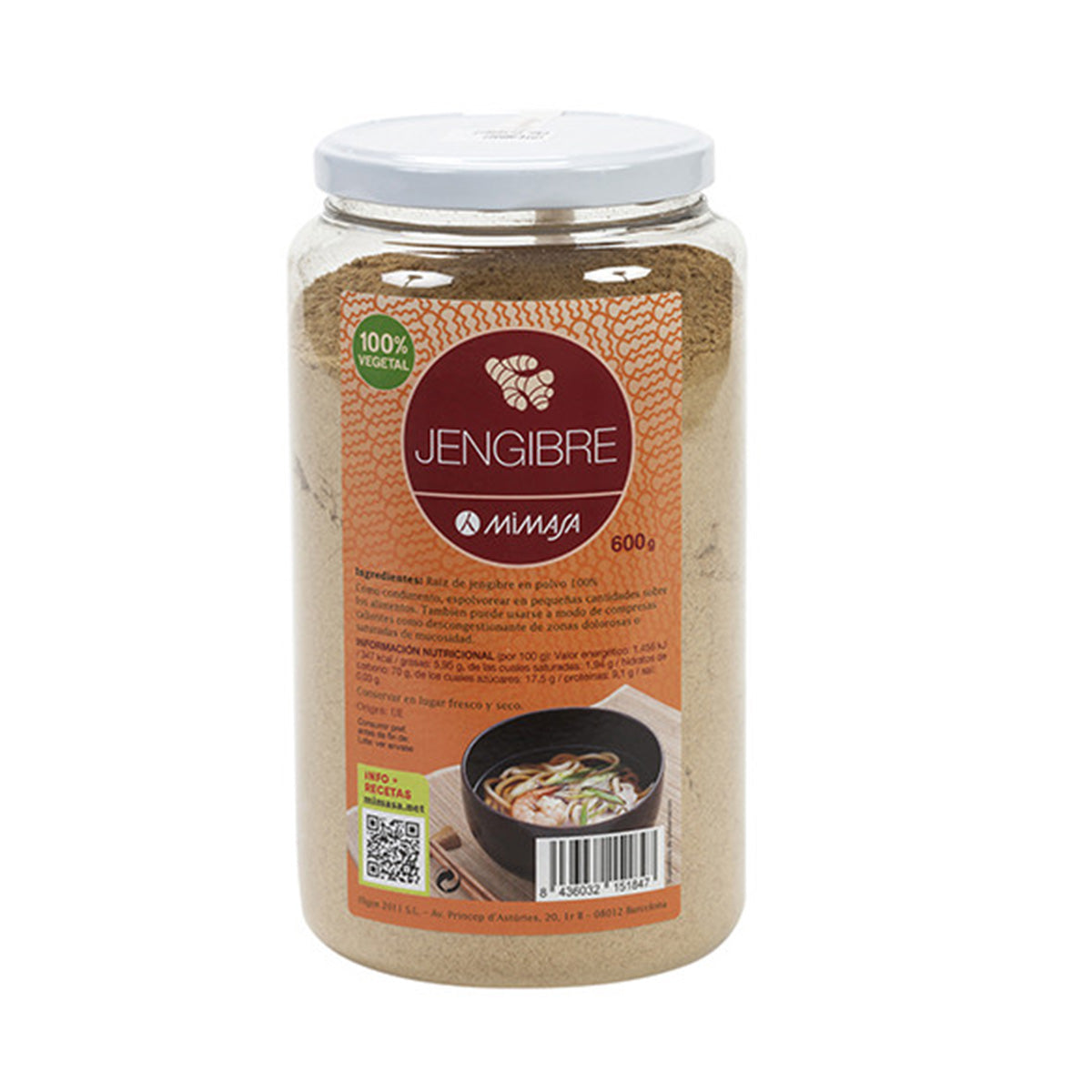 Gemberwortelpoeder MIMASA 600 g