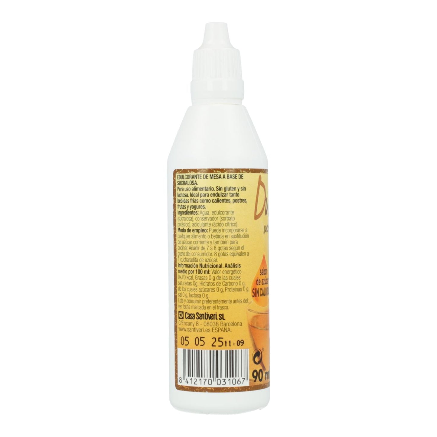 Vloeibare zoetstof (sucralose) Santiveri 90 ml