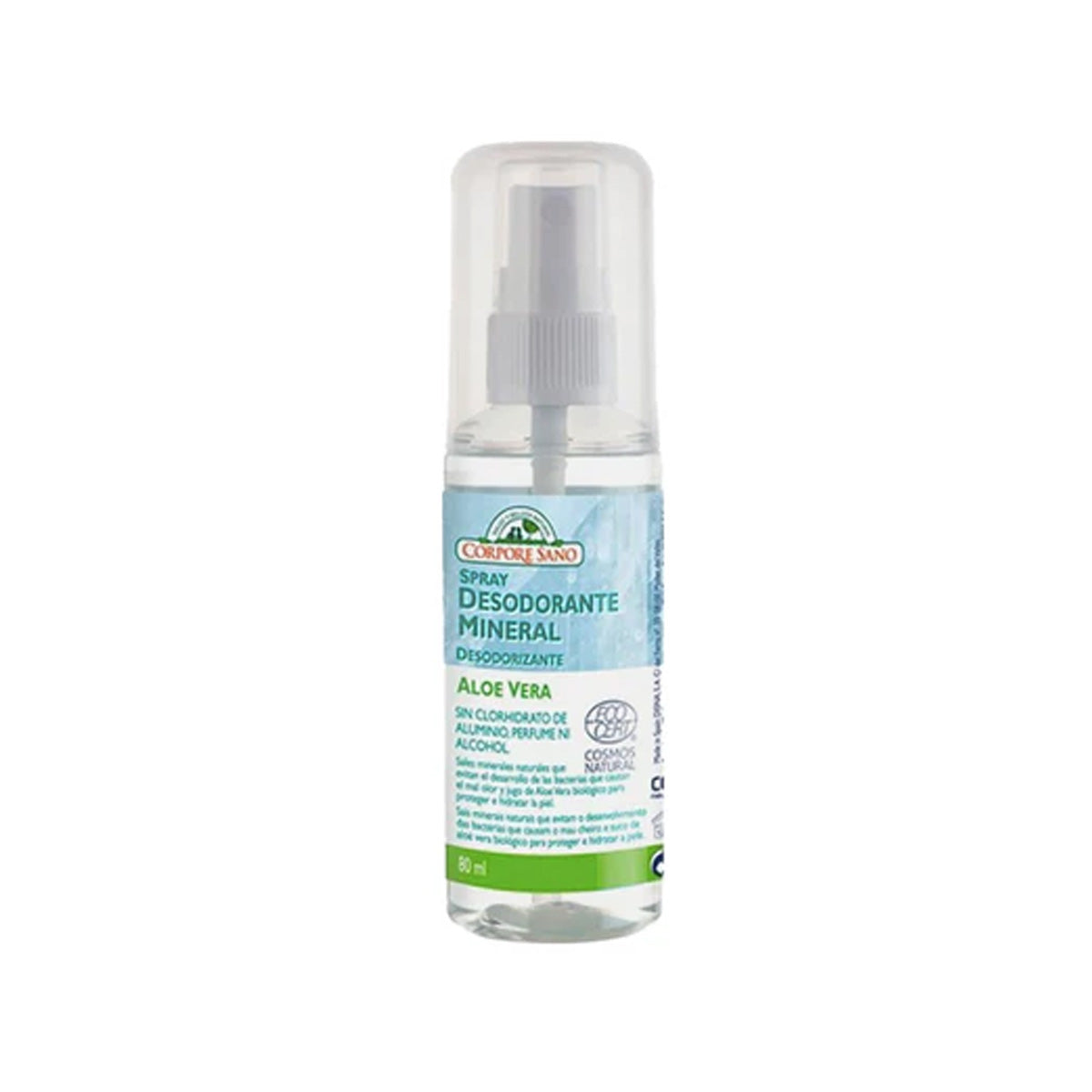 Deodorant-Spray mit Alaun und Aloe Vera Cosmos, Corpore Sano, 80 ml