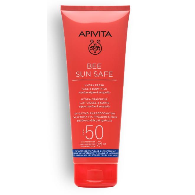 Zonnebrandmelk Hydra Fresh SPF50 Apivita 200 ml