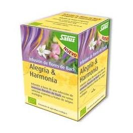 Ekologisk infusion Bachblommor glädje och harmoni Salus, 15 påsar