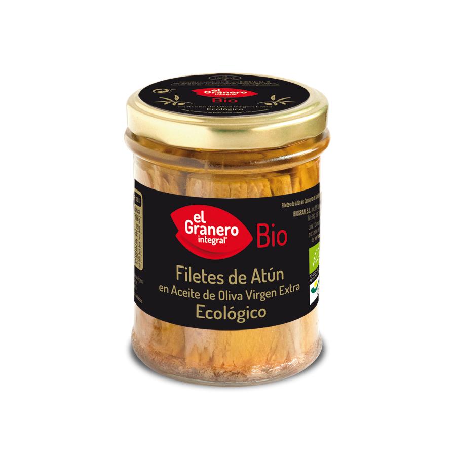 Filetes de Atún Bio, 195 g El Granero