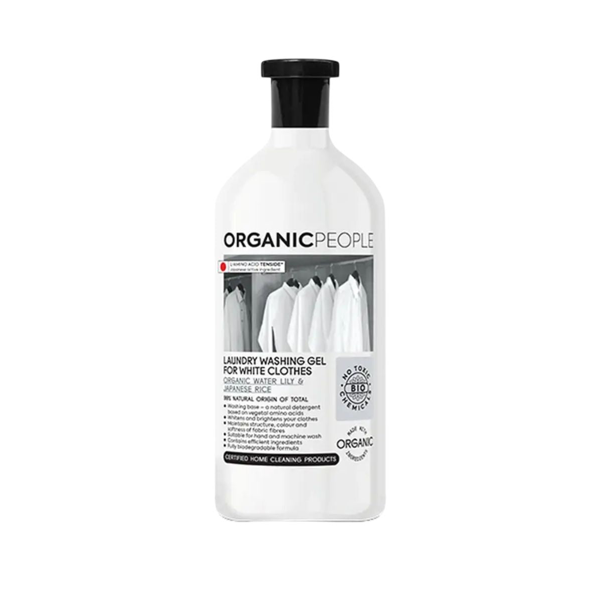Flüssigwaschmittel ECO Nenúfar Bio und japanischer Reis, Organic People, 1000 ml