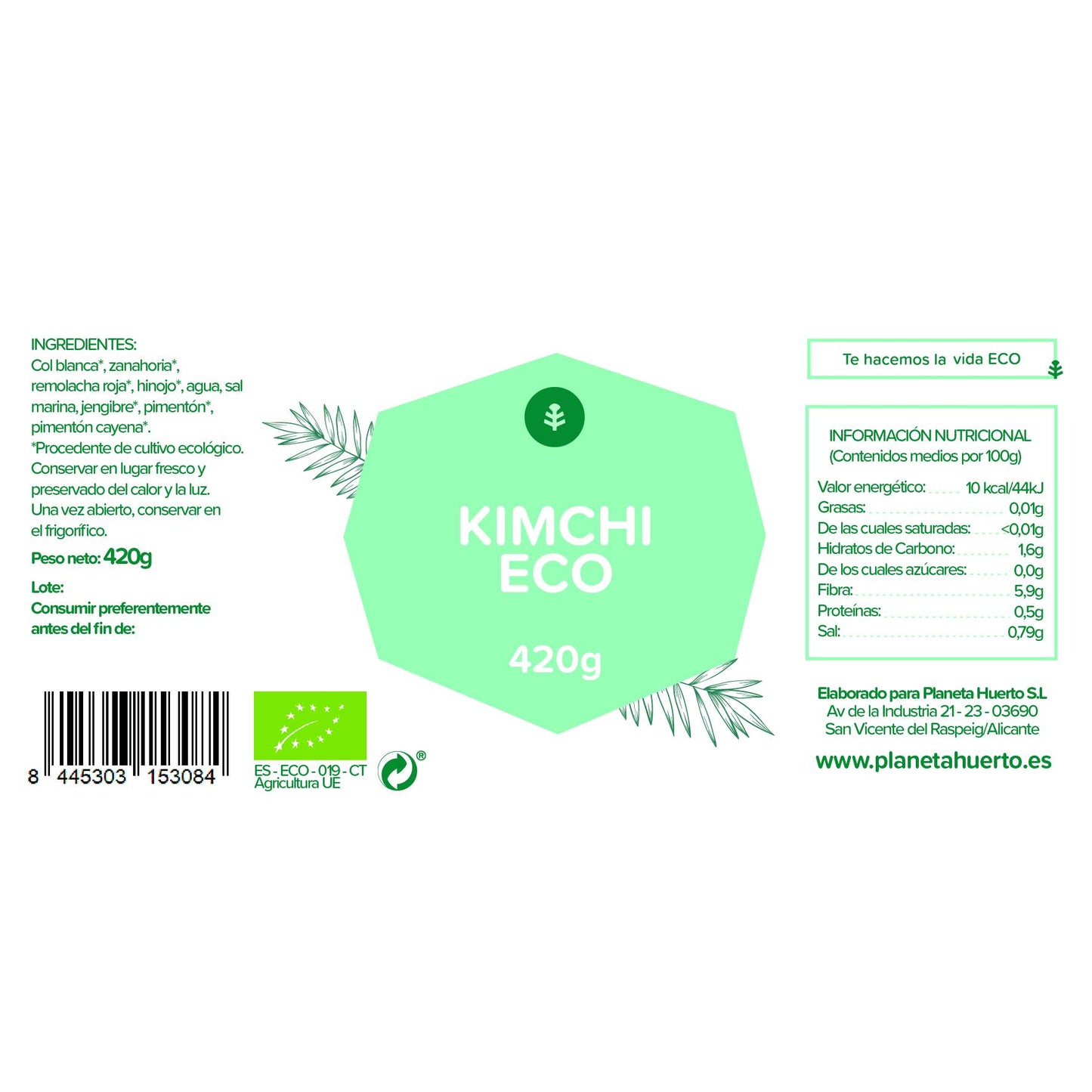 Kimchi ECO Planet Garden 420 g