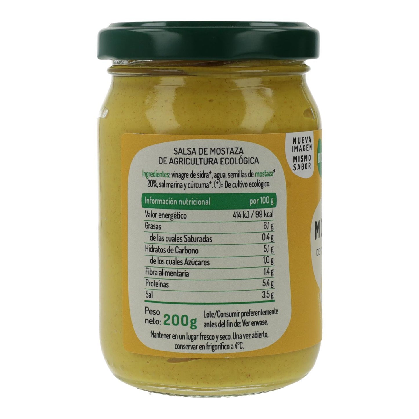 Moutarde bio El Granero, 200 g