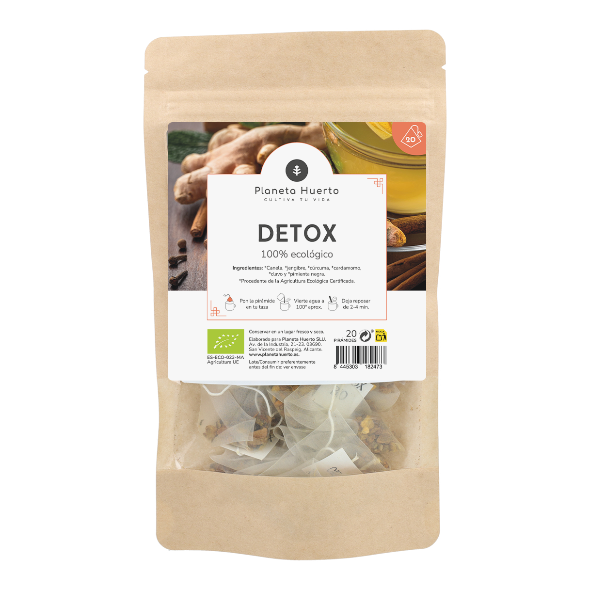 Detox Infusion ECO Planet Garden 20 piramidek