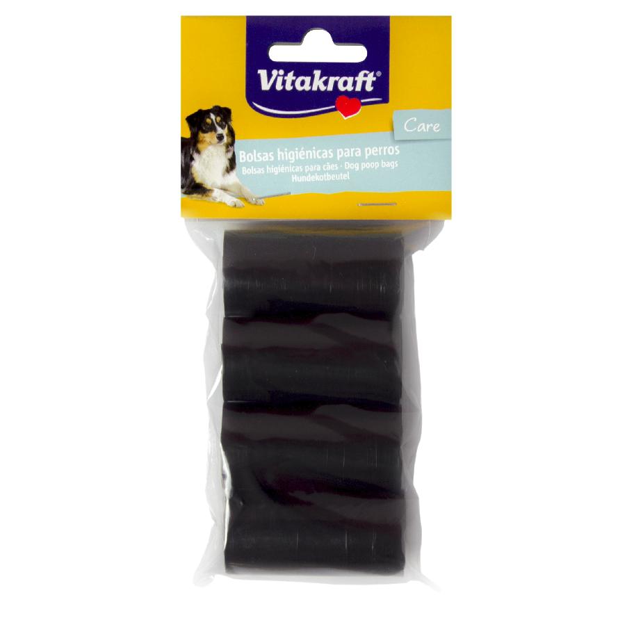 Vitakraft Worki na odchody dla psów, zapasowe, dozownik, 80 worków – 4 rolki