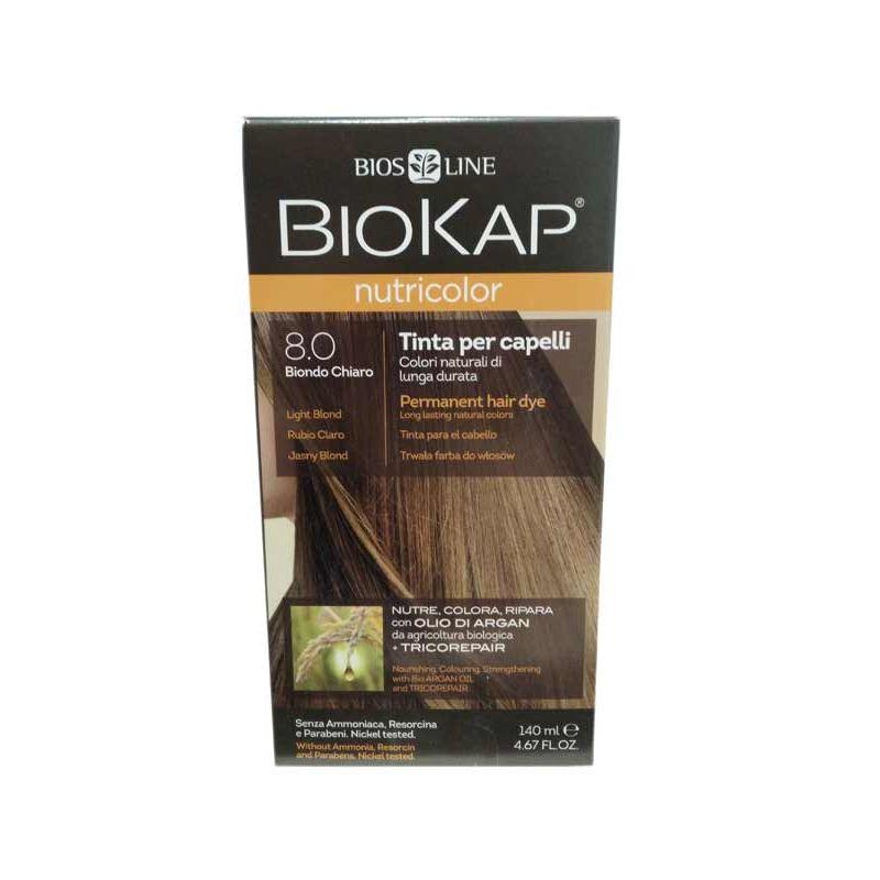 Hårfärg ljusblond Dye 8.0 Biokap 140 ml