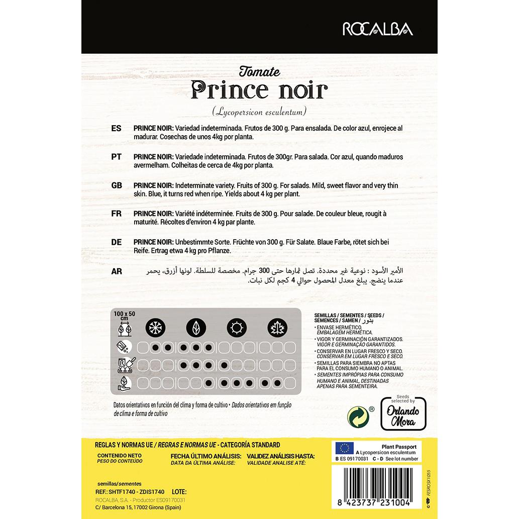 Semi di pomodoro Collezione Prince noir