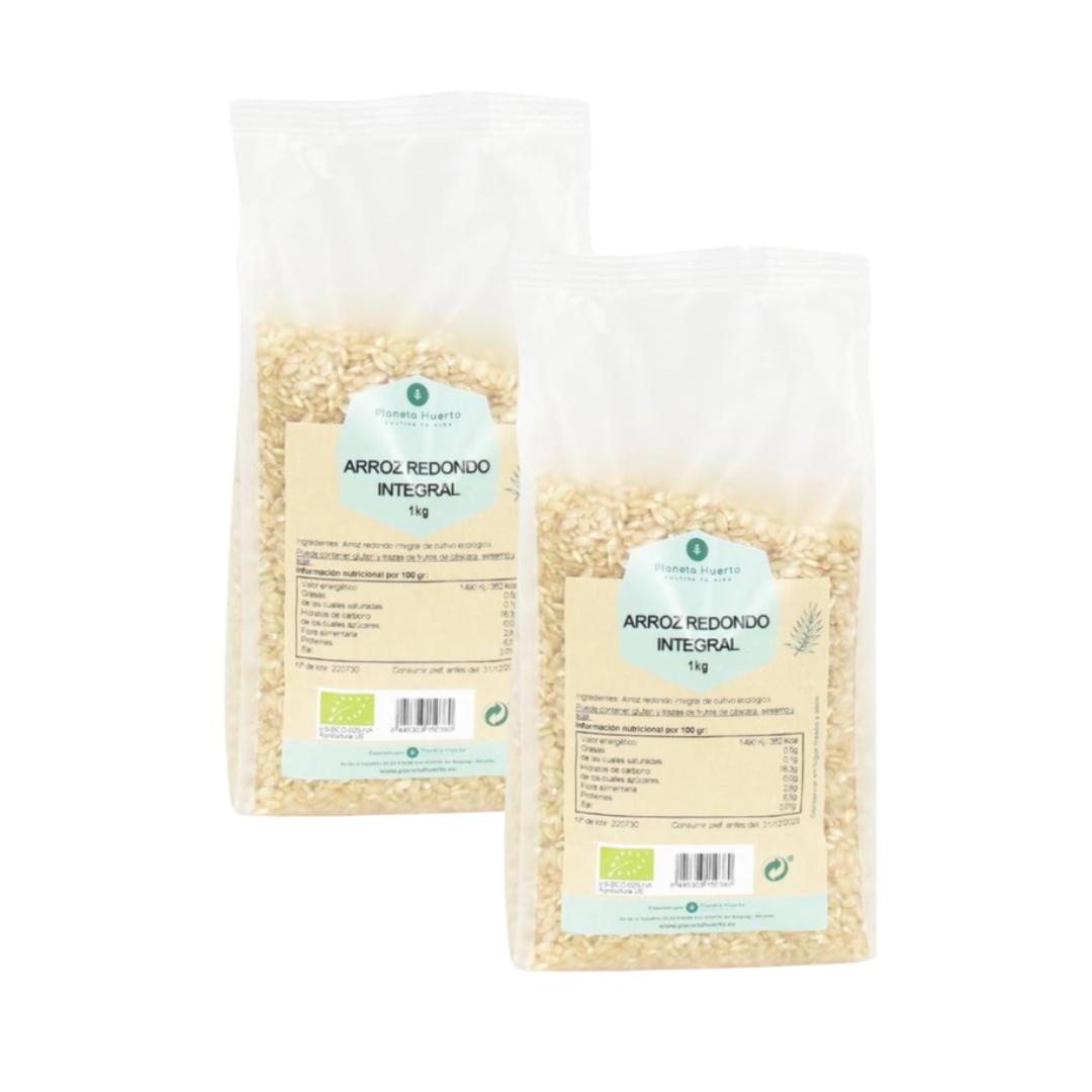 Pack 2x Riz rond complet ECO Planeta Huerto 1 kg