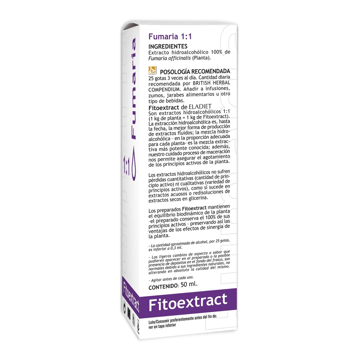 Fyto-extract Fumaria Eladiet 50 ml