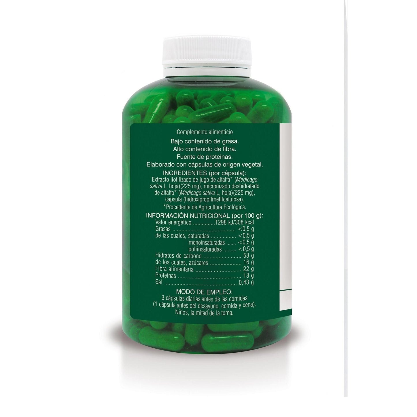 Soria Natural Alfalfa Green, 240 capsules