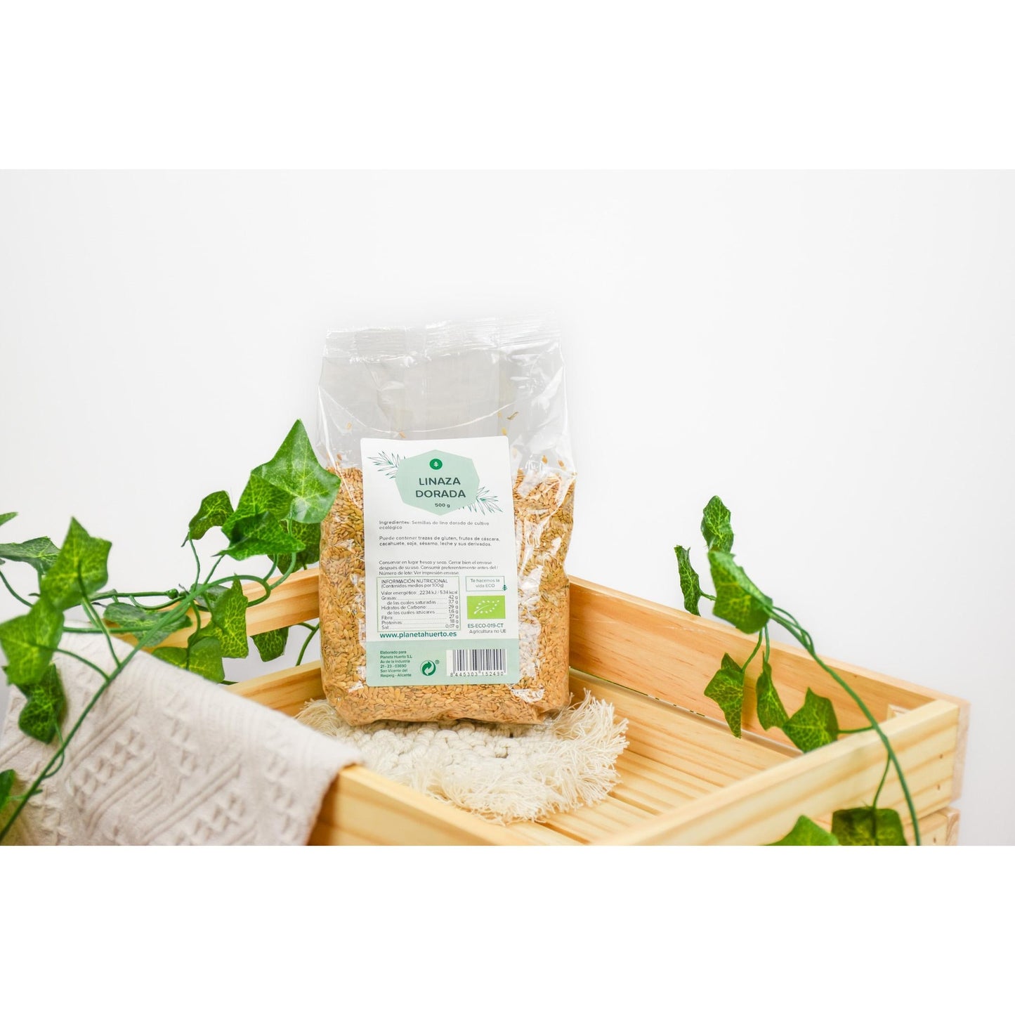 Pack 2x Lino Dorado ECO Planeta Huerto 500 g