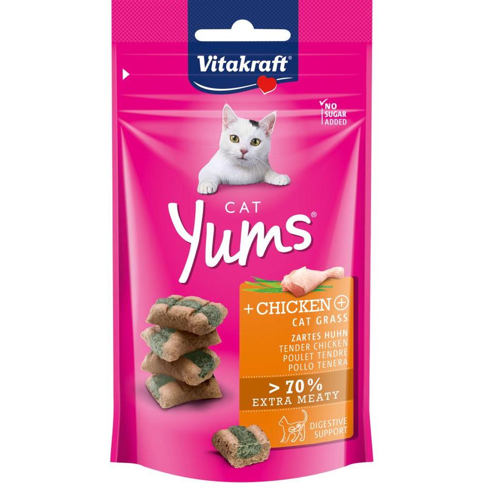 Vitakraft Cat Yums Pollo con erba gatta 40 g