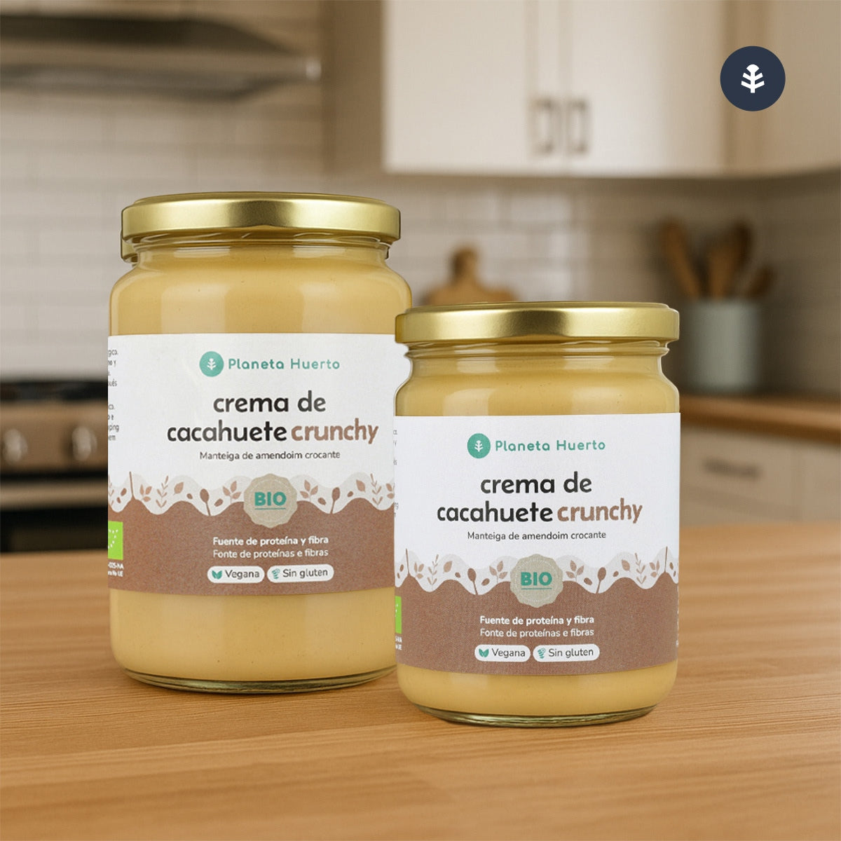 Crunchy pindakaas ECO Planeta Huerto 700 g