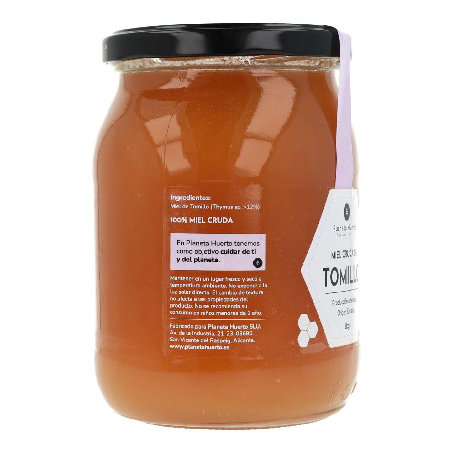 Rauwe tijmhoning Planeta Huerto 1 kg