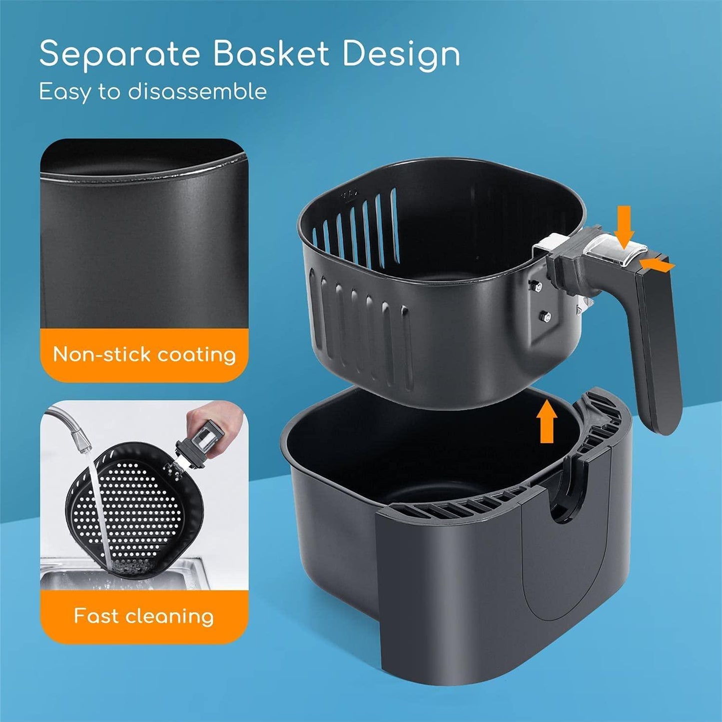 Friggitrice ad aria 3,5 L Mini Box Aigostar