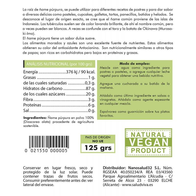 Fioletowy ignam Salud Viva 125 g