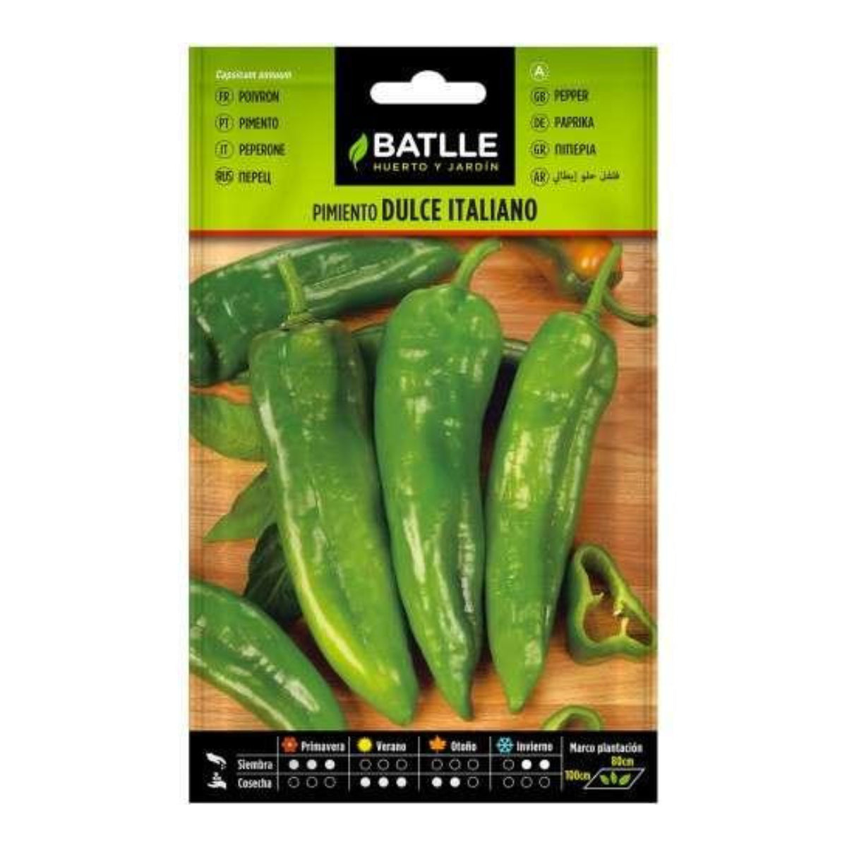 Graines de poivron doux italien Batlle
