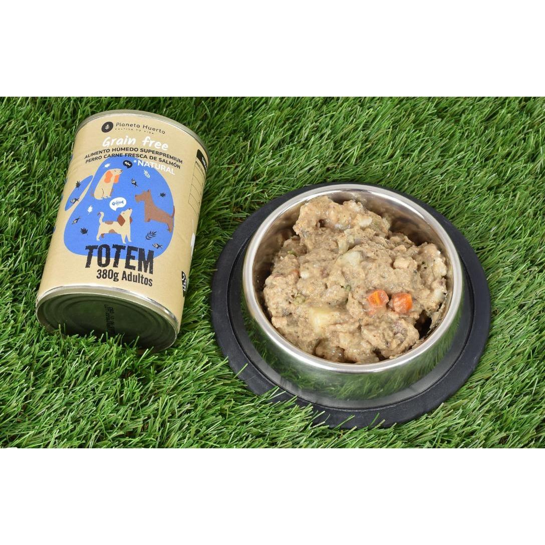 Graanvrij Superpremium Nat Hondenvoer Zalm 380 g Planeta Huerto