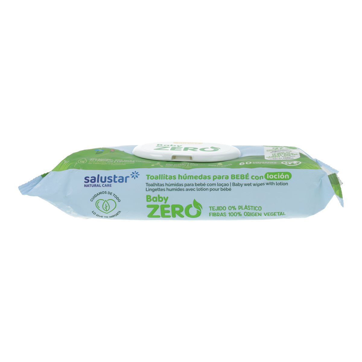Salviettine biodegradabili per bambini Salustar 60 pz