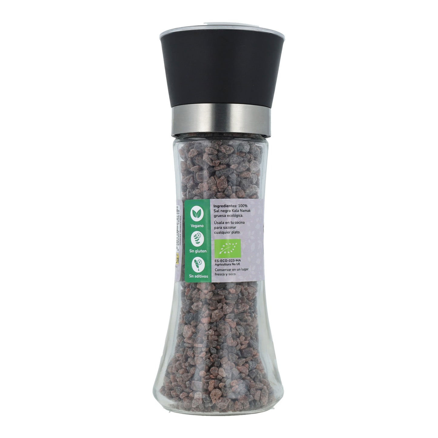 Black salt grinder ECO Planeta Huerto 200g