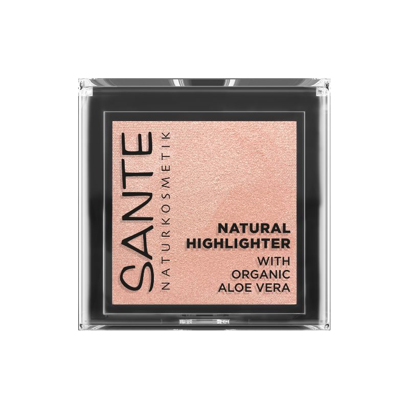 Natuurlijke highlighter 02 Glowy Ros, Sante, 7 g