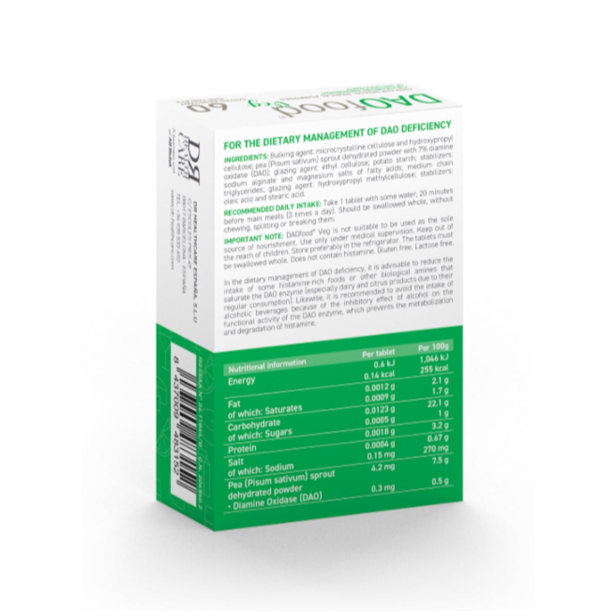 DAOfood® Veg blisterverpakking 60 minitabletten