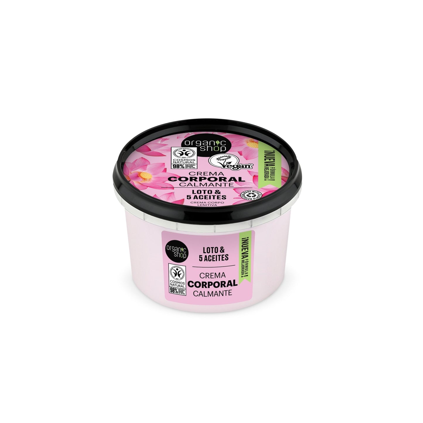 Crema corpo lenitiva al loto Organic Shop 250 ml