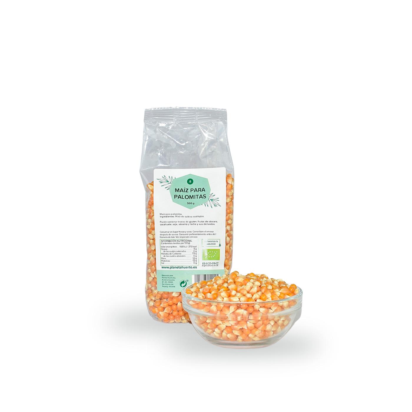 Popcorn per popcorn ECO Planeta Huerto 500 g