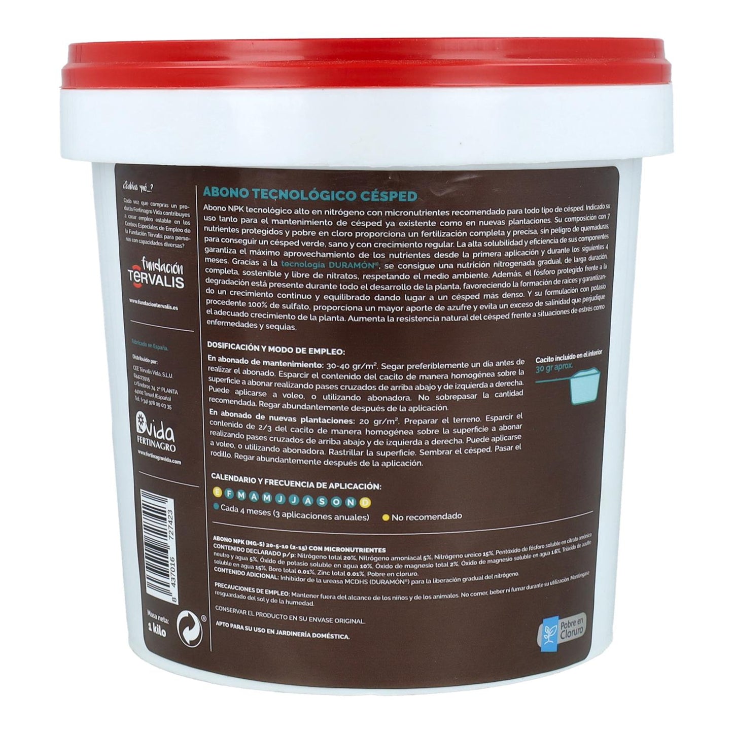 Technologiczny nawóz do trawników Fertinagro 1 kg