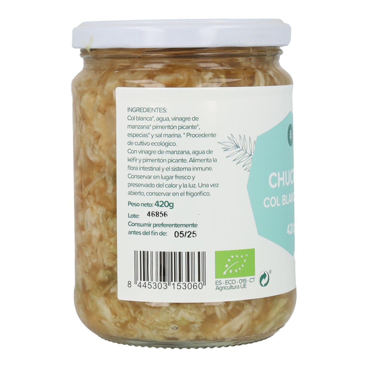 Zuurkool Witte Kool ECO Planeta Huerto 420 g