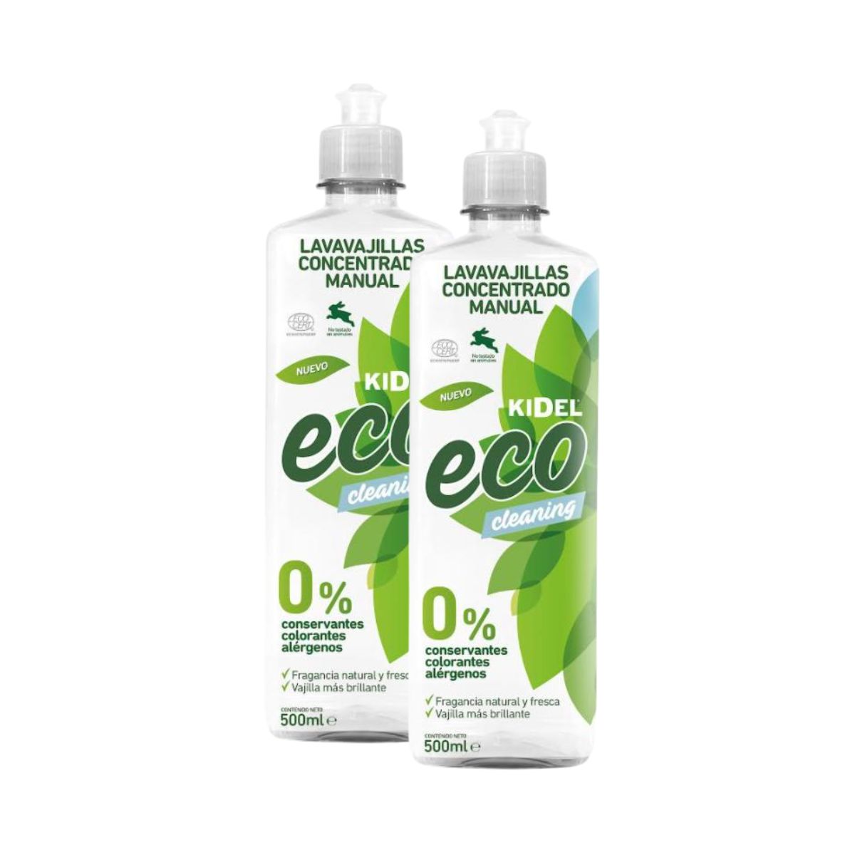 Pack of 2 Kidel Eco Mimidu Hand Dishwashing Liquid 500 ml
