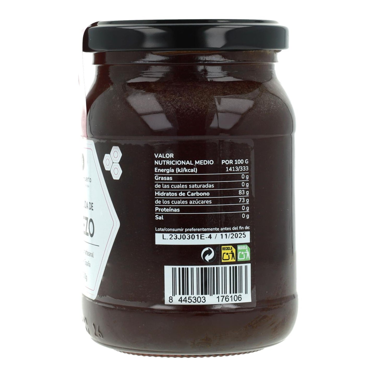 Rå ljunghonung Planeta Huerto 500 g