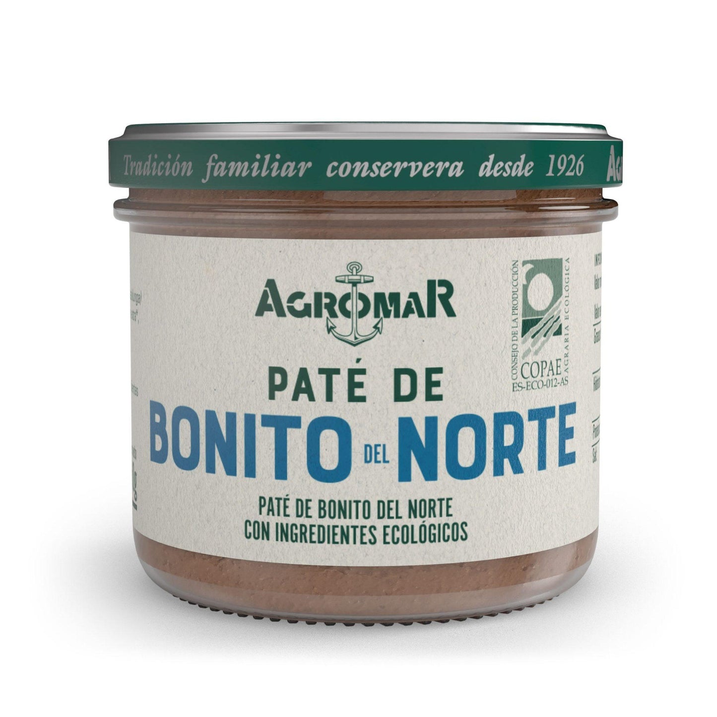 Paté de bonito del norte ecológico Agromar 100 g
