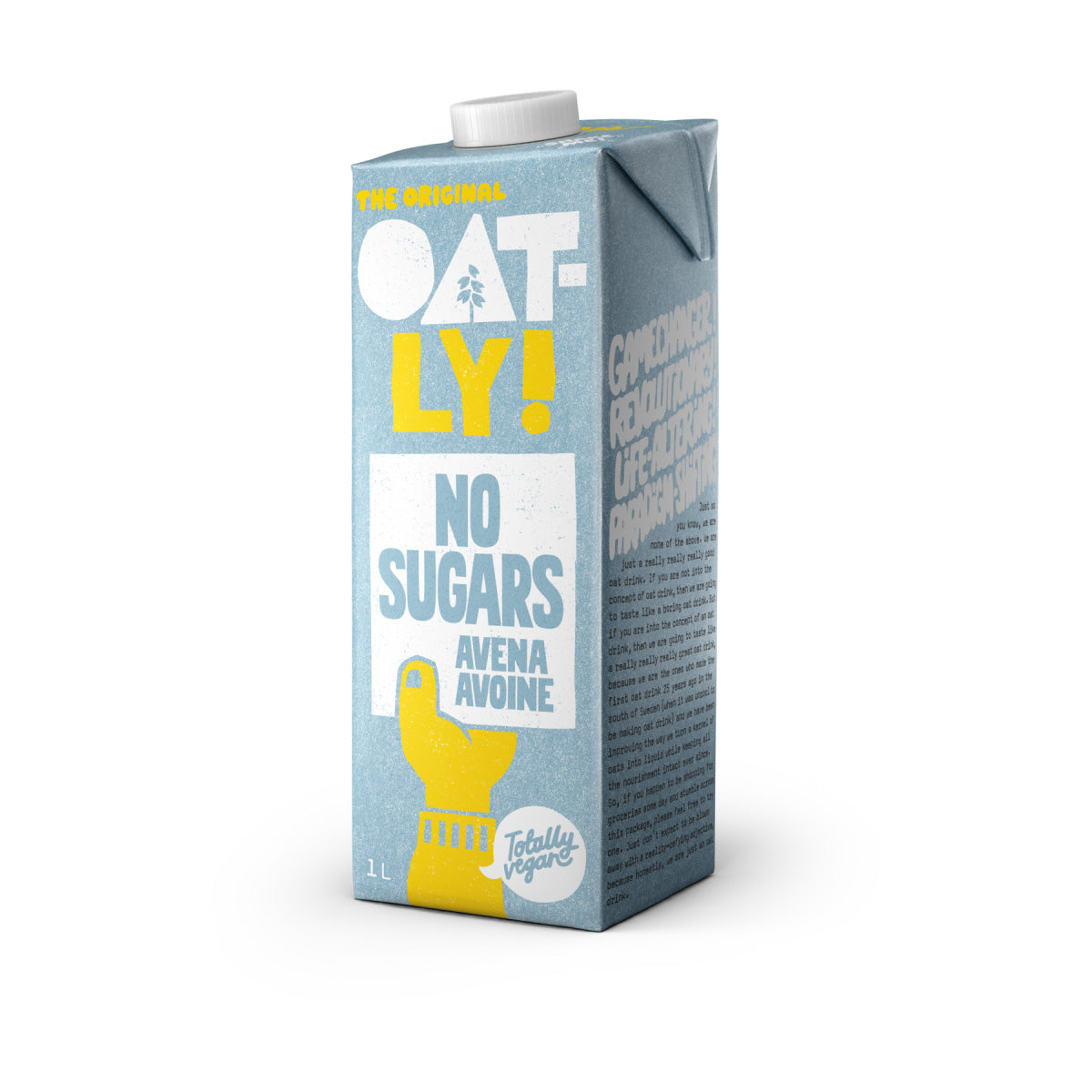Lot de 6 boissons à l'avoine sans sucre, Oatly, 1 L